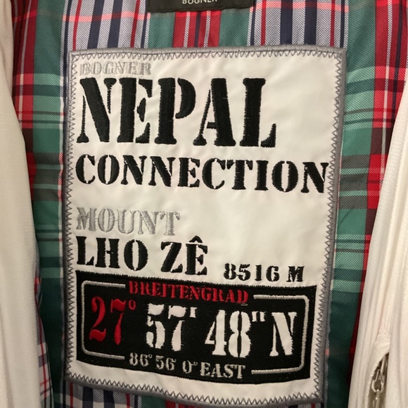 Bogner white puffer gooze down coat/jacket with the hood size 6 - Picture 4 of 10